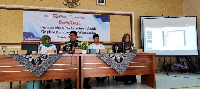 SOSIALISASI PENCEGAHAN PERNIKAHAN ANAK TK. KECAMATAN WONOSOBO